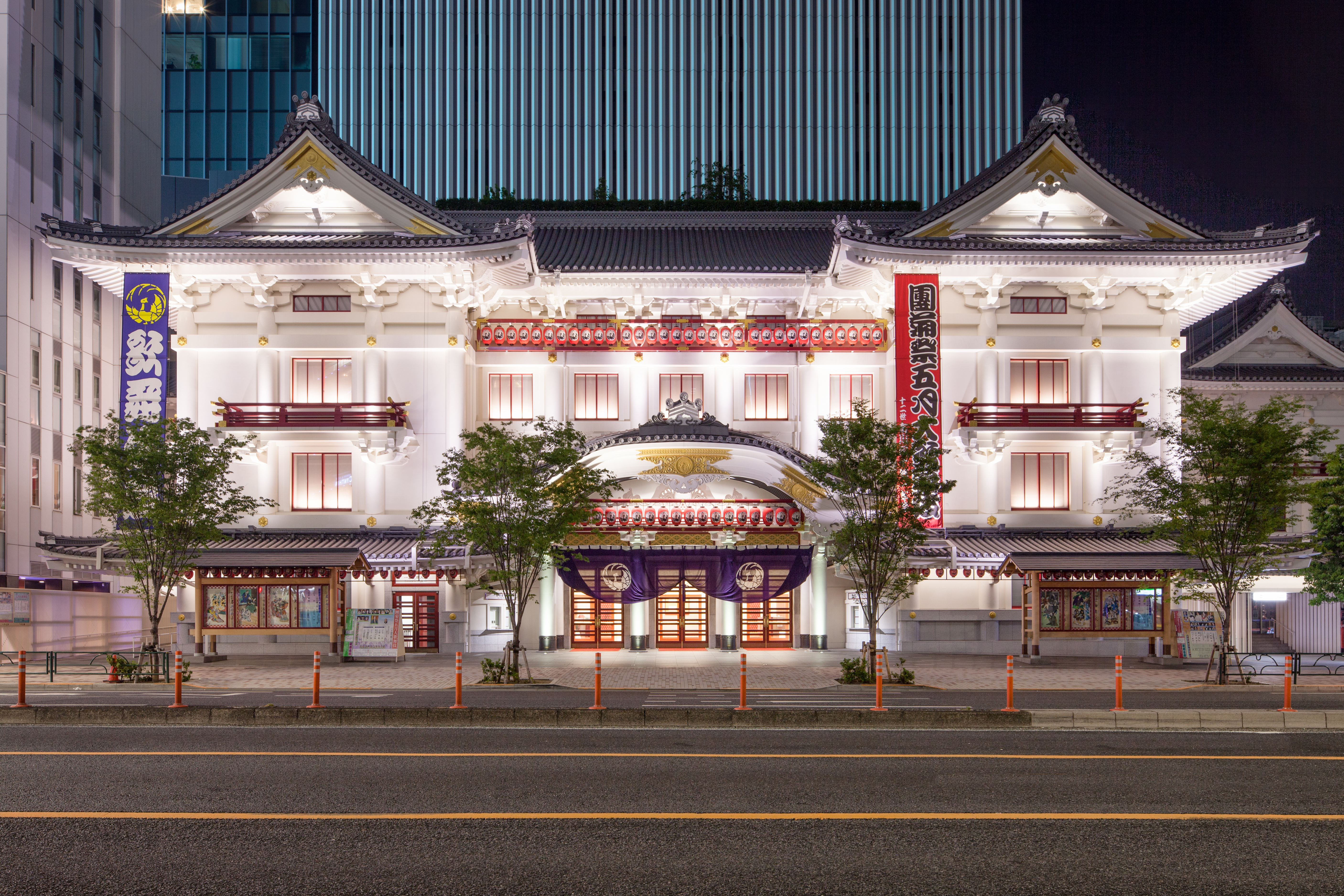 Theatre de Kabukiza de Ginza au Japon